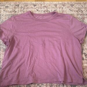 Purple Women's Lululemon workout top